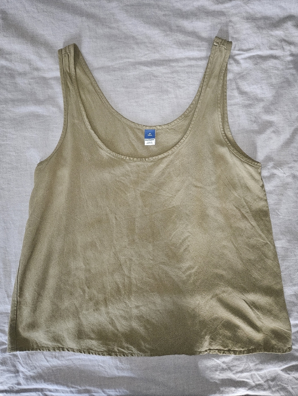 Women's Viscose Old Navy Olive Tank Top